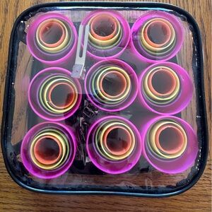 Colorful Hair Rollers Set 45 Curlers 20 Clips Excellent Comdotion